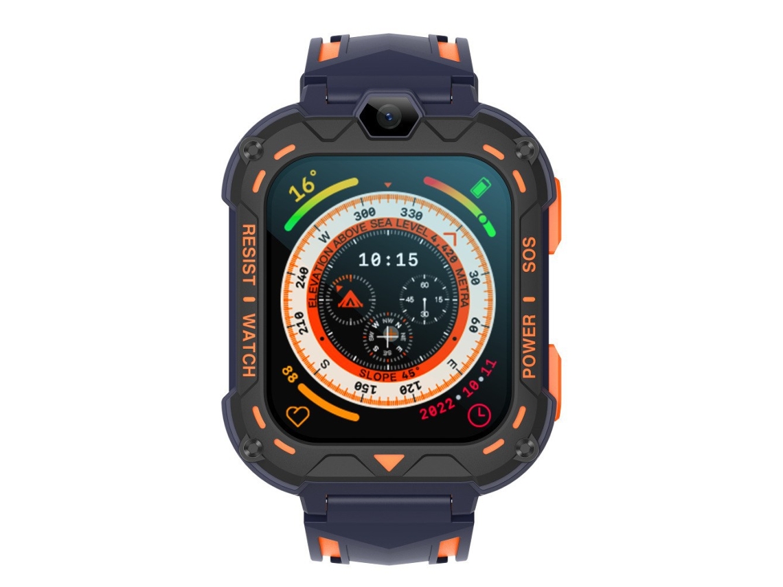 Reloj Inteligente 4g Para Niños (azul): Pagos, Videollamadas Y Ubicación Gps