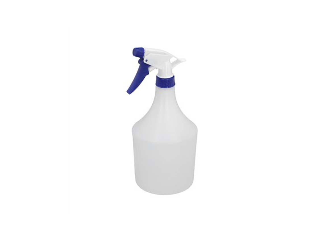 Pulverizador Spray Doméstico De Diseño Ergonómico 9,5x25,5cm Fabricado En Plástico Color Blanco (1l)