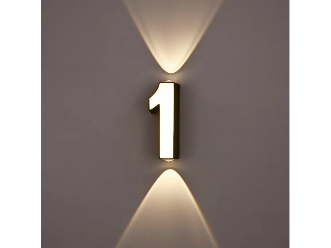 Lámpara De Pared De 2 Led, Ca 85-265 V, 7 W, Ip65, Impermeable, Para Exteriores, Estilo Moderno.