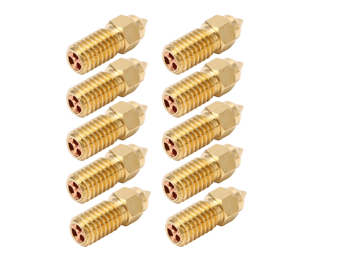 10 Piezas Boquilla Extruder De Latón Resistente Al Calor Para Impresora 3d Elegoo Neptune 4 Y 4 Pro
