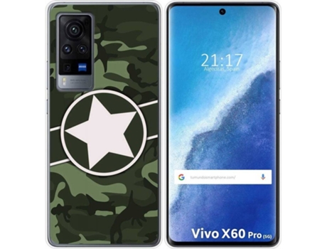 Carcasa Vivo X60 Pro 5G TUMUNDOSMARTPHONE Camuflaje 01 Multicolor