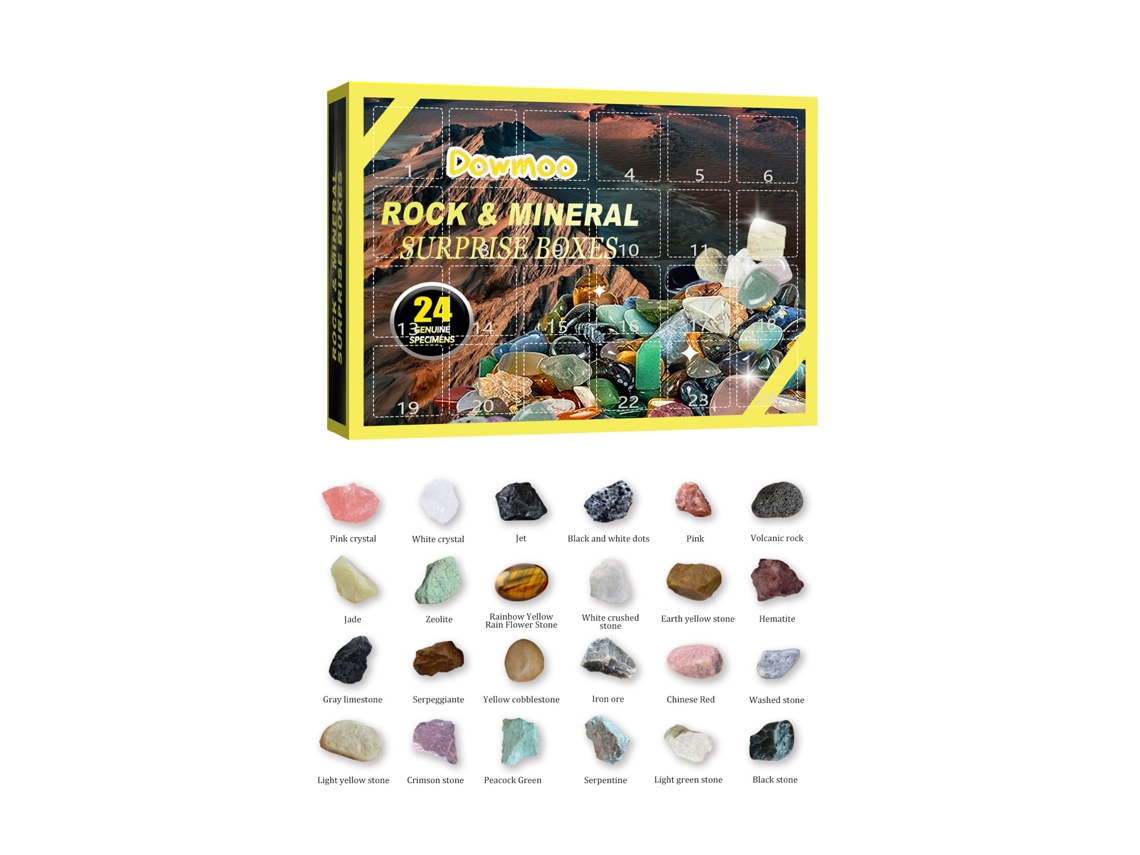 Caja misteriosa de mineral para coleccionistas