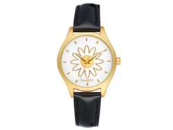 Relógio De Pulso Feminino De Liga Com Strass Decoração Mostrador Quartz (ouro Branco)