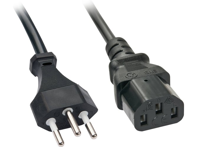 Cable de Alimentación LINDY (C13 - C13 - 5 m - Negro)