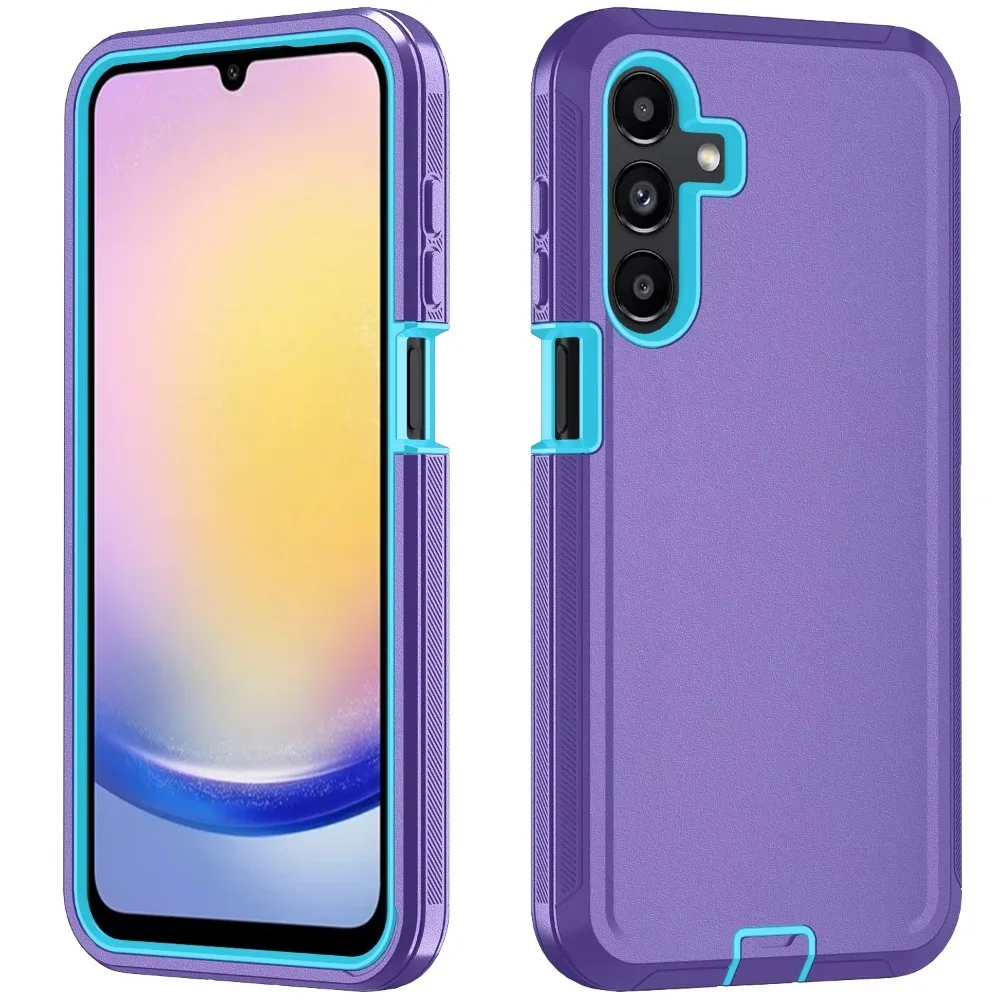 (morado Claro, Galaxy A04e) Funda Protectora Para Teléfonos Samsung Con Clip.