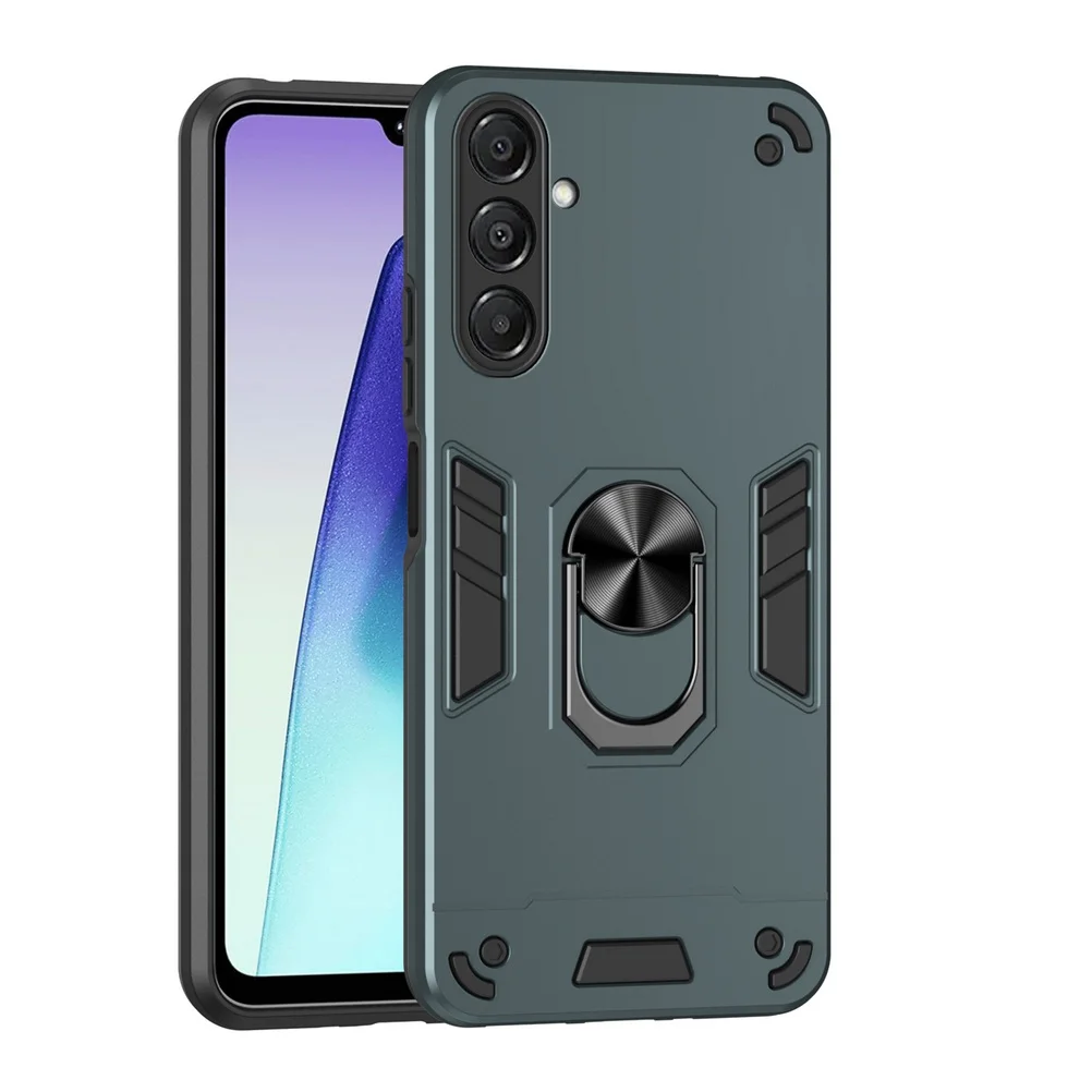 (verde, Galaxy A14) Funda Resistente Para Teléfono Con Soporte De Anillo, Protección Contra Caídas