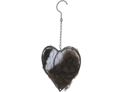 Inoomp Nido Para Pájaros Pequeño, Recargable, Con Forma De Corazón, Para Aves Silvestres Pequeñas. Nido A La