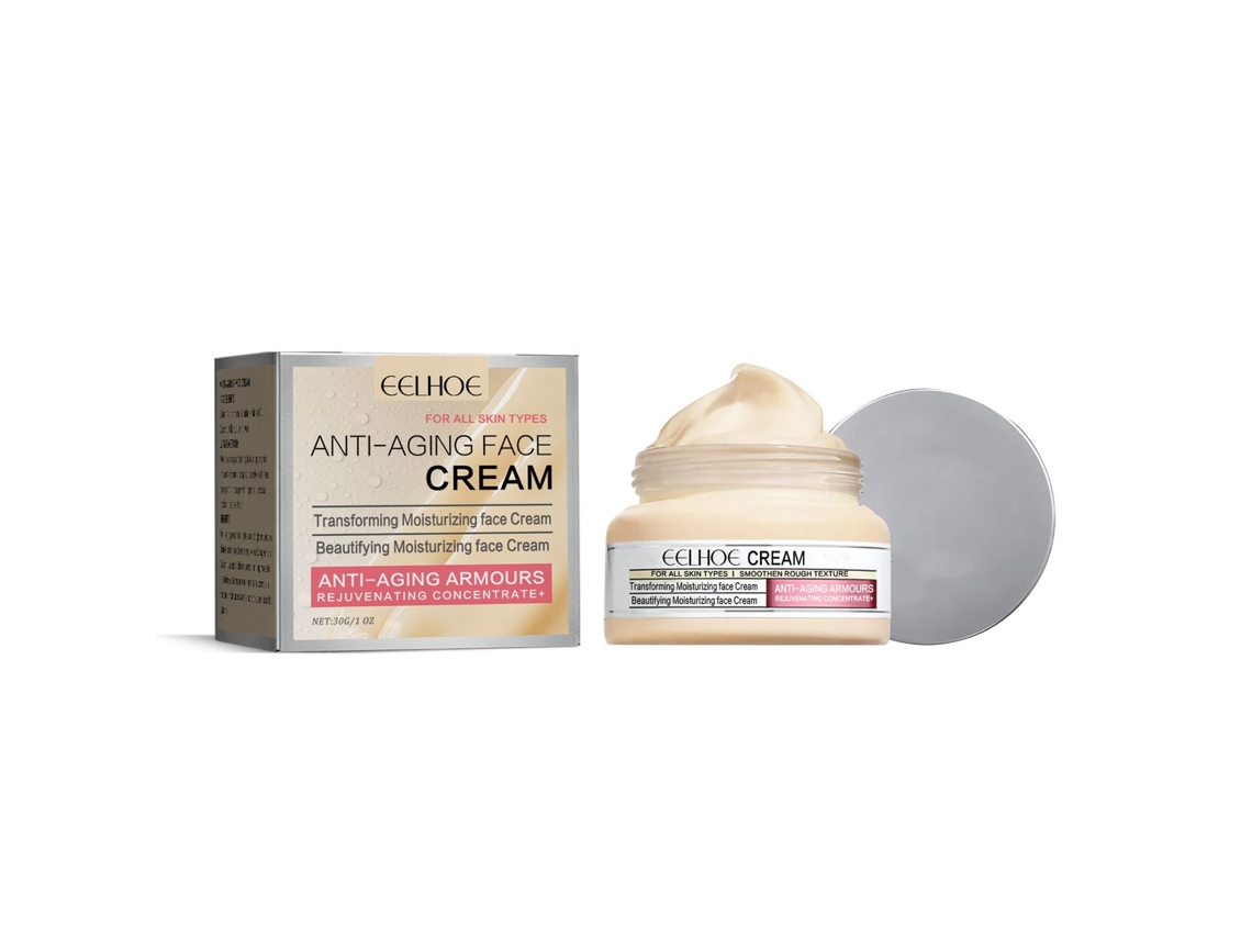 Crema facial reafirmante antiedad de acción rápida