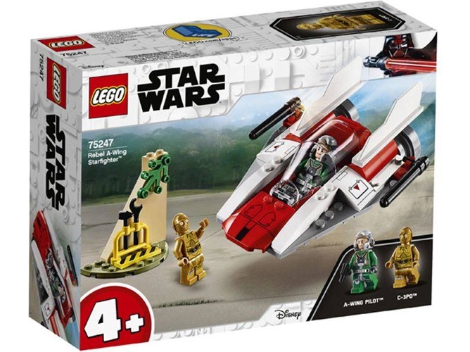LEGO Star Wars: Caza estelar Ala-A Rebelde - 75247 (Edad Mínima: 4 - 62 Piezas)