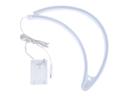 Rebe-luz Neon Led En Forma De Luna Señal Decorativa Luz De Pared Para Dormitorio Habitación Fiesta