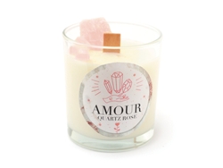 Kit vela para hacer en casa - Energie & Amor - Cuarzo Rosa / Vanilla