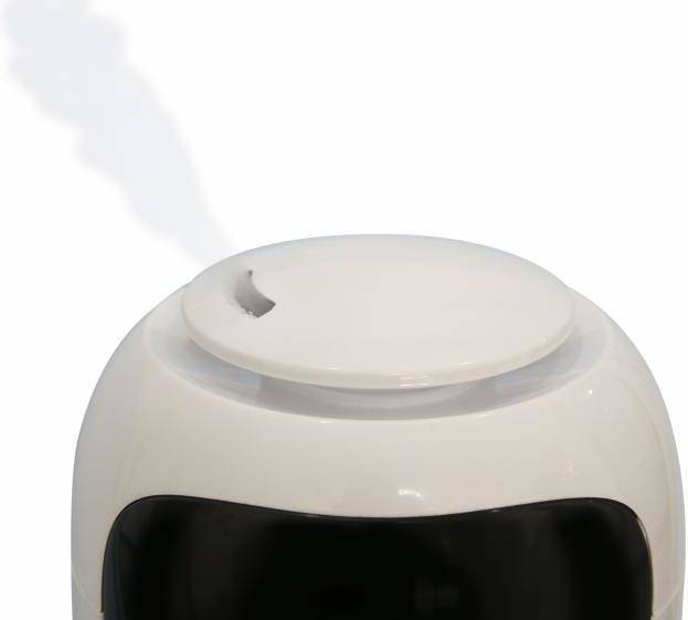 Purline Humidificador De vapor control remoto hydro 13 65 35 m²m² blanco por ultrasonidos ionizador y mando humificador 28w 6.5l diseño m2
