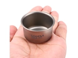Copo De Chá De Titânio Mini 35ml 8g Para Casa Escritório Camping Hiking Outdoor Café