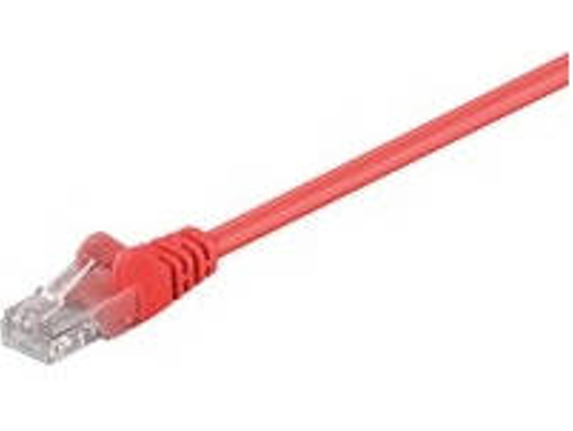 Cable de Red MICROCONNECT (RJ45 - 25 cm - Rojo)