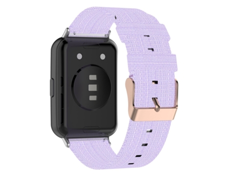 Correa de nailon liberación rápida con hebilla 20mm para Huawei Watch Fit 2 - púrpura claro