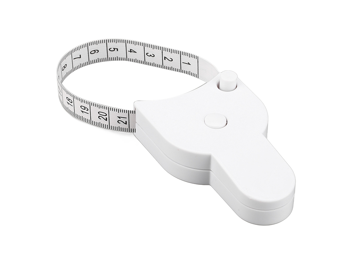 Cinta Métrica Corporal Flexible Y Retráctil Con Dos Escalas Para Medir La Circunferencia Del Cuerpo.