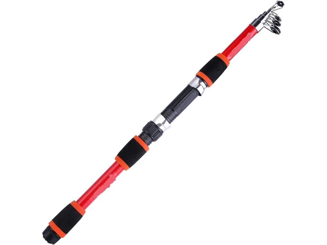 Caña De Pescar Giratoria Carbono Para Trucha Y Carpa, Equipo Telescópico Señuelos., Resistente, Ligero