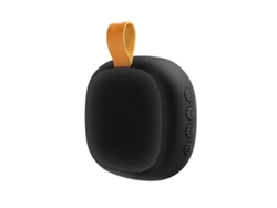Caixa De Som Bt Portátil Com Subwoofer Bateria 500mah Mini Para Esportes Ao Ar Livre Preto
