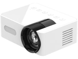 Miniproyector Yt100, Blanco, Proyector De Cine En Casa Multifuncional Portátil Para Teléfonos Inalámbricos