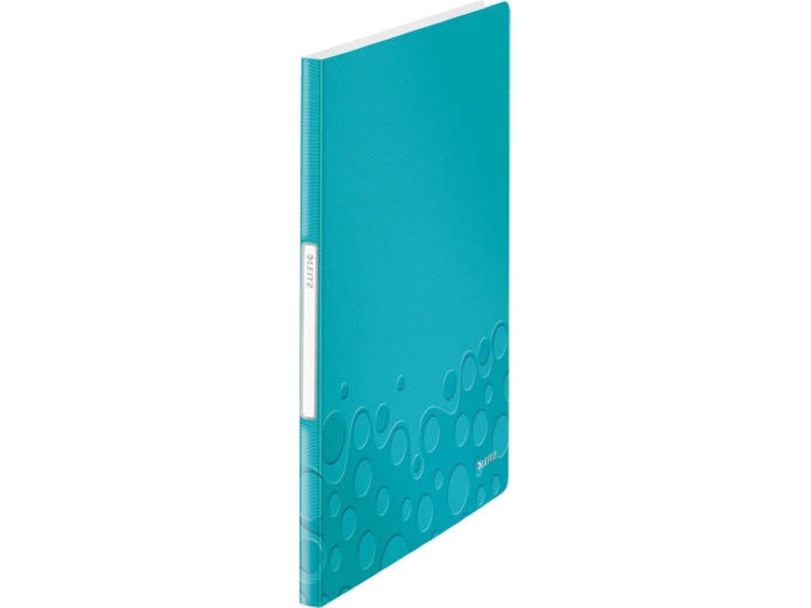 Carpeta LEITZ WOW 20 bolsillos Azul Turquesa (A4 - Capacidad: 40 hojas)