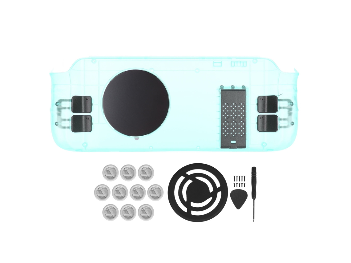 Placa Trasera Para Plataforma De Vapor Con Disipación De Calor, Carcasa Cian Transparente, Accesorio Para Bricolaje.