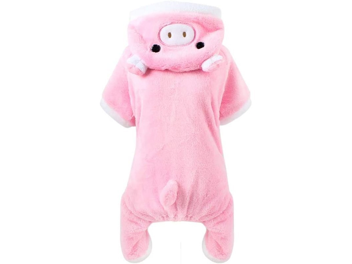 Traje Para Mascota, Sudadera Con Capucha De Cerdo Rosa Para Perros Y Gatos, Ropa De Disfraz Para Halloween Y Navidad