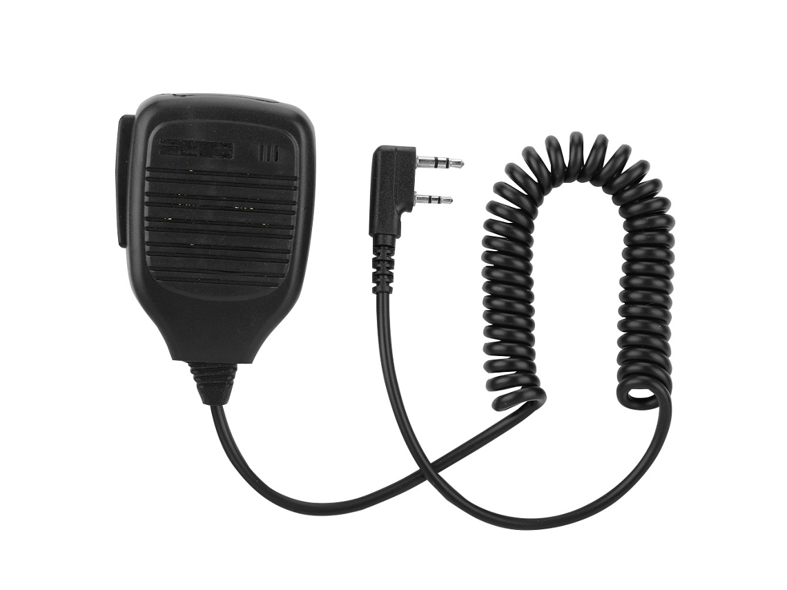 Micrófono Con Altavoz, Ptt De 2 Pines, Para Baofeng Uv-5r Bf-888s Kenwood Retevis H777