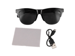 Lentes Inteligentes Tradutoras Bluetooth 5.4 Uv400 137 Idiomas Para Viagem E Comunicação