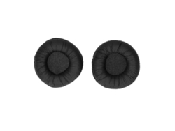 Almohadilla De Repuesto Universal De 55 Mm Para Auriculares, De Piel Sintética Negra.