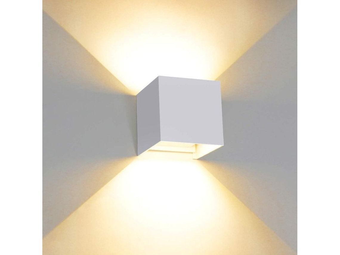 2026-lámpara De Pared Led 12w Ip65 Aluminio Ángulo Ajustable Interior Exterior Baño Sala Dormitorio 3000k
