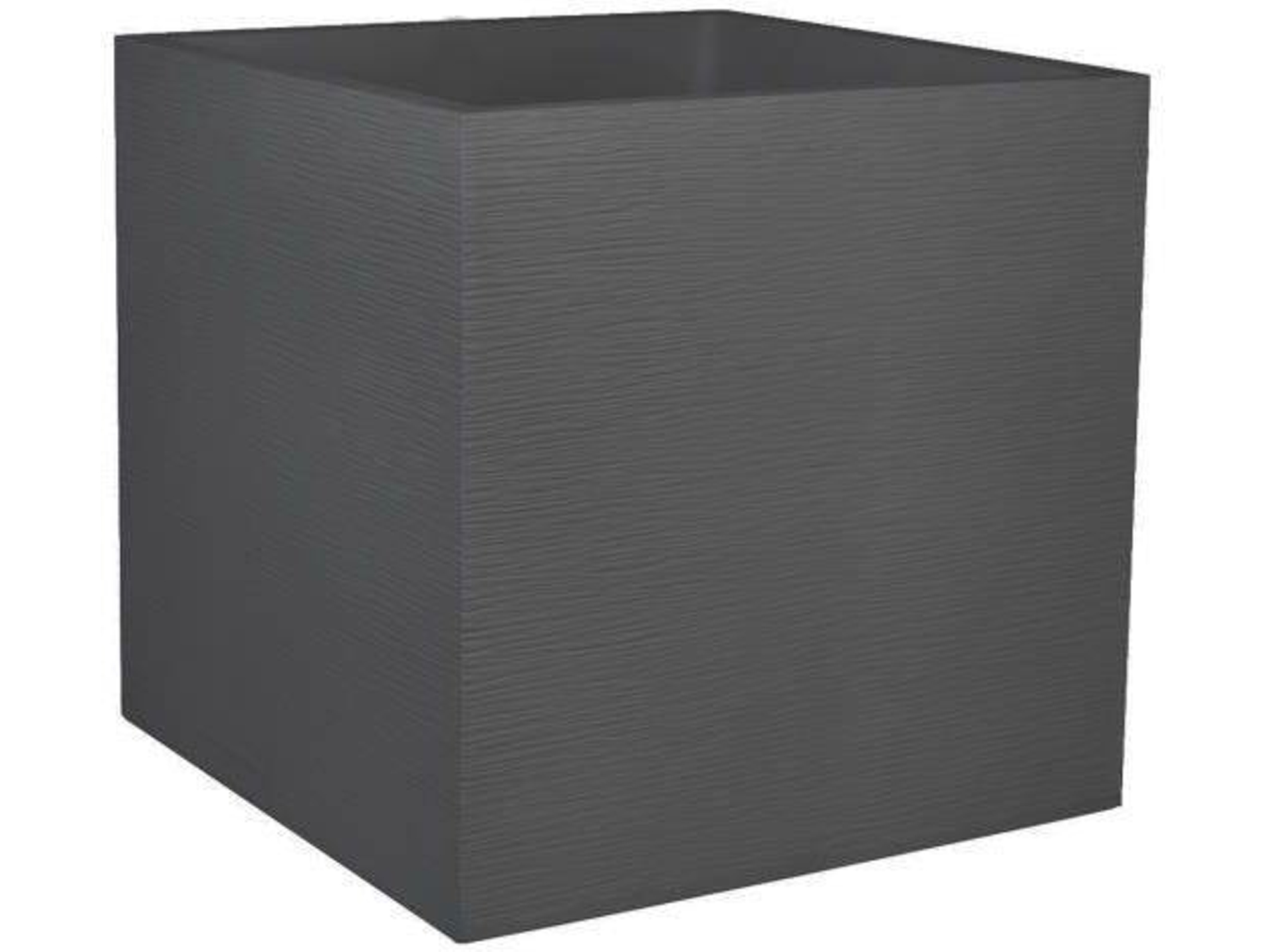 Maceta EDA PLASTIQUE Graphit Square (49,5 x 49,5 x 49,5 cm; 57 L)