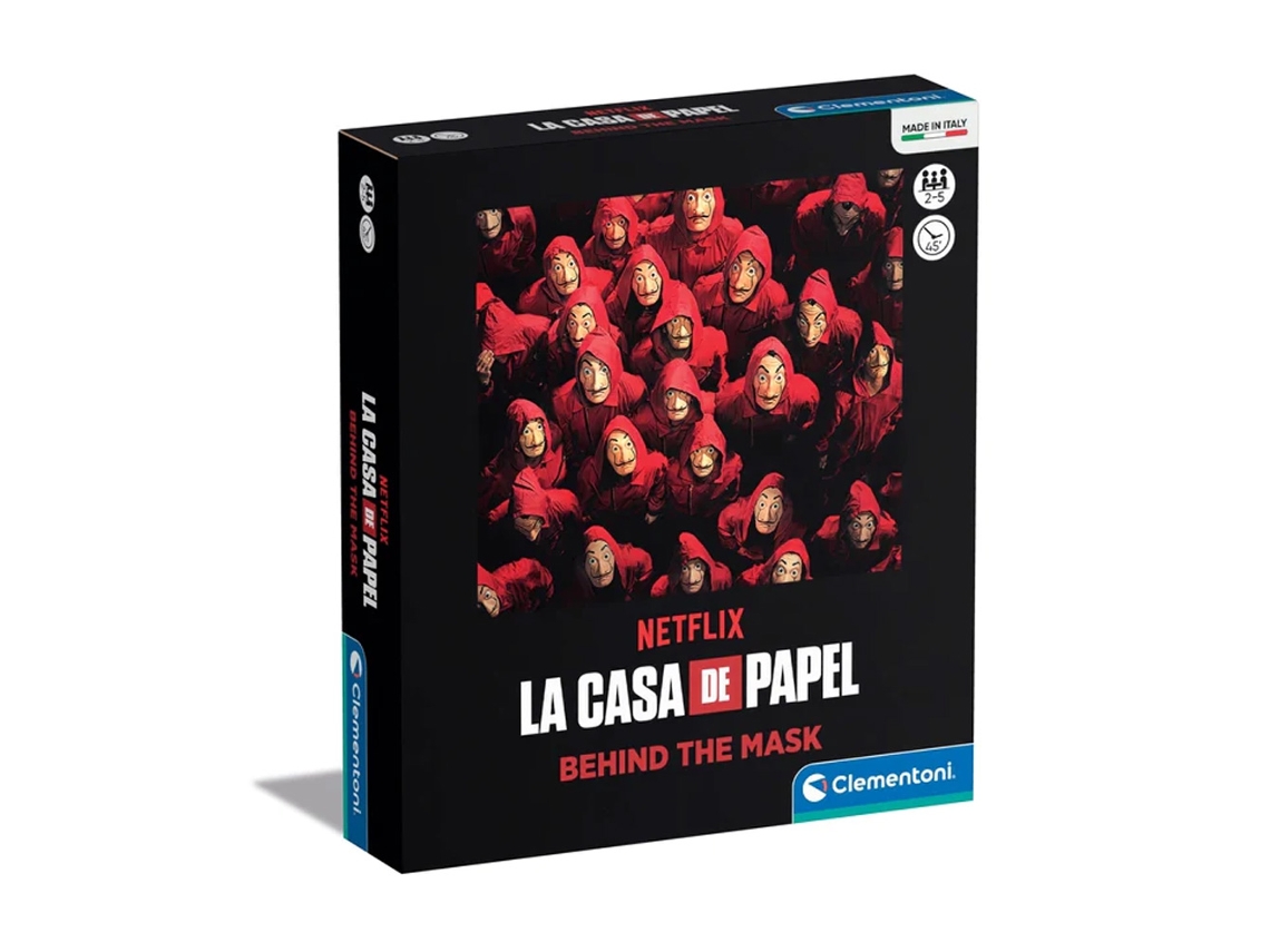 Juego de Mesa CLEMENTONI La Casa Di Papel - Behind The Mask (Edad Minima: 12 años)