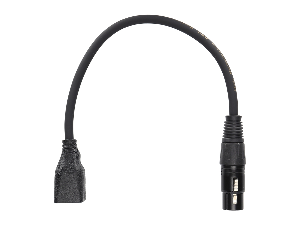 Cabo Adaptador Xlr Fêmea Para Rj45 Fêmea Cobre Sem Oxigênio 0.3m Jd6095 Jorindo