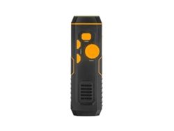 Radio multifuncional con manivela y luz LED de emergencia BESTVITE (naranja)