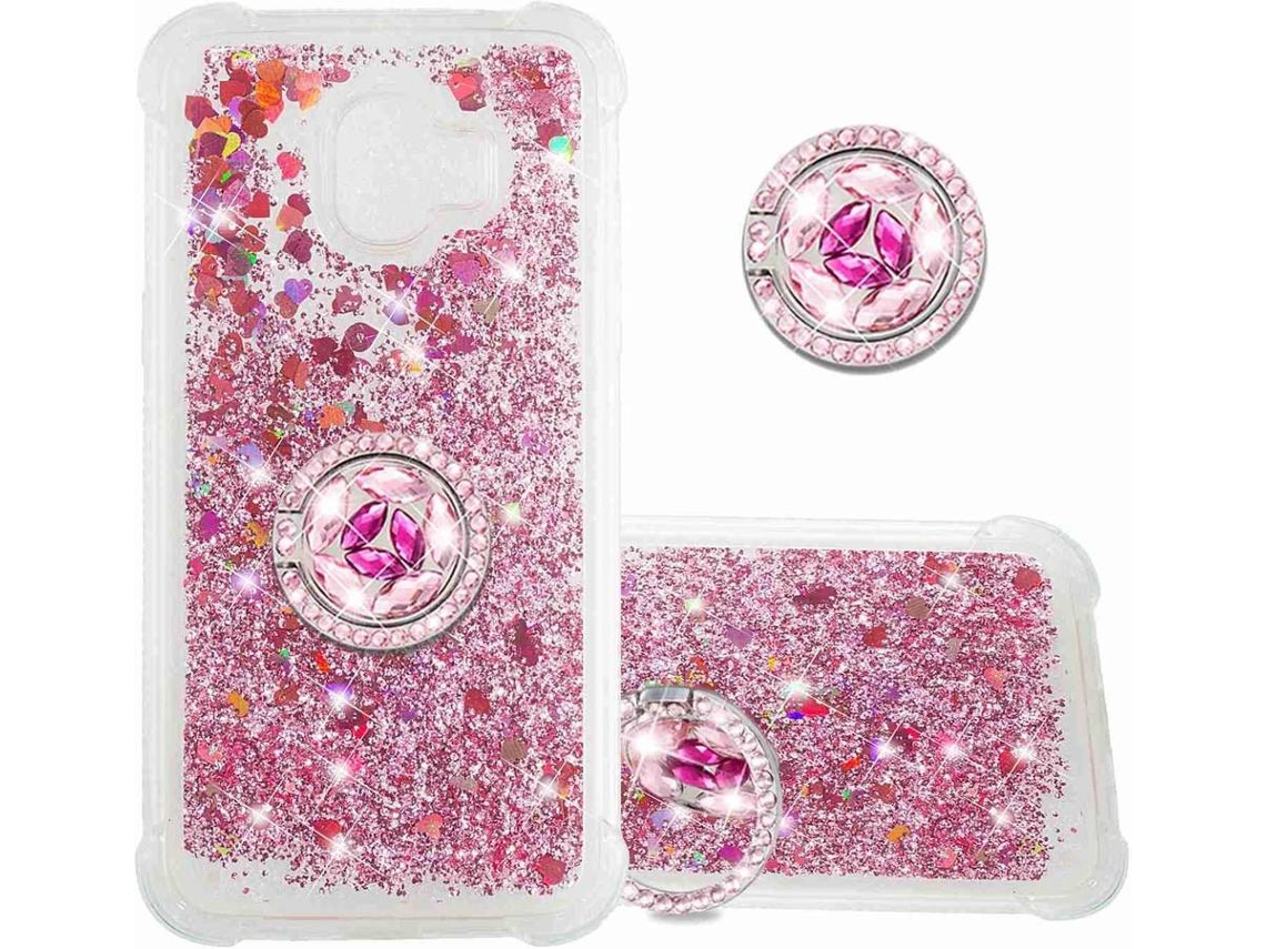 Carcasa Samsung Galaxy J2 Pro 2018 HONGWE. Dorado, Rosa