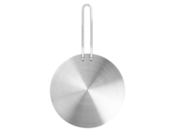 Adaptador De Placa Disipadora De Calor De Acero Inoxidable De 20 Cm Para Cocinas De Inducción, Gas Y Eléctricas.