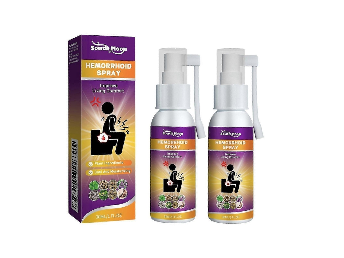 2pcs—south Moon Body Care Spray Body Smear Hemorrhoids External Spray Massagers_c*