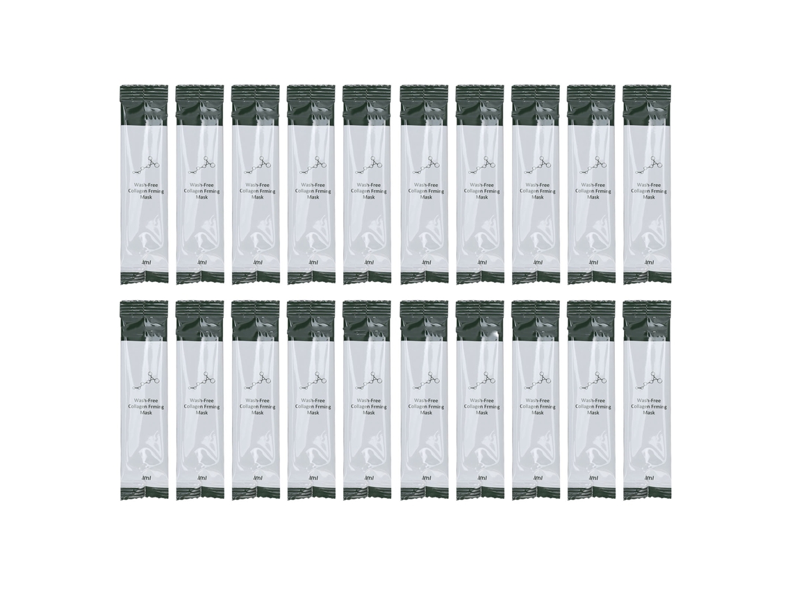 Máscara Facial De Colágeno Para Dormir Sin Lavar, 20 Piezas 4ml, Hidratante Y Reafirmante, Envase Individual