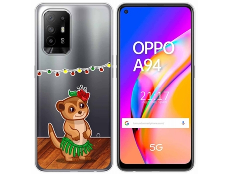 Carcasa Oppo A94 5G TUMUNDOSMARTPHONE Dibujos Transparente Multicolor