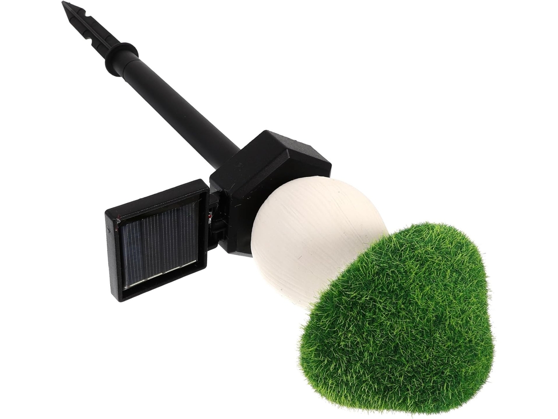 Juego De Luces Solares Para Jardín Con Forma De Hongo, Iluminación Led Paisajística De Resina.