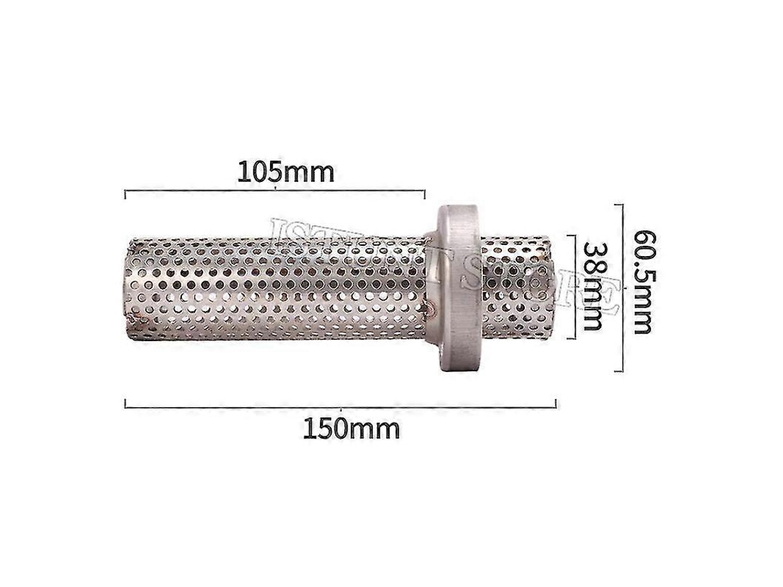 Ventilador extractor Yoshimura Slim de 50,8 mm/60 mm con convertidor catalítico y silenciador (DB Killer).
