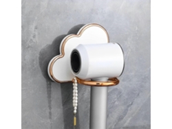 Soporte para secador de pelo, accesorios para el cabello en el baño, montaje en pared GOKOCO