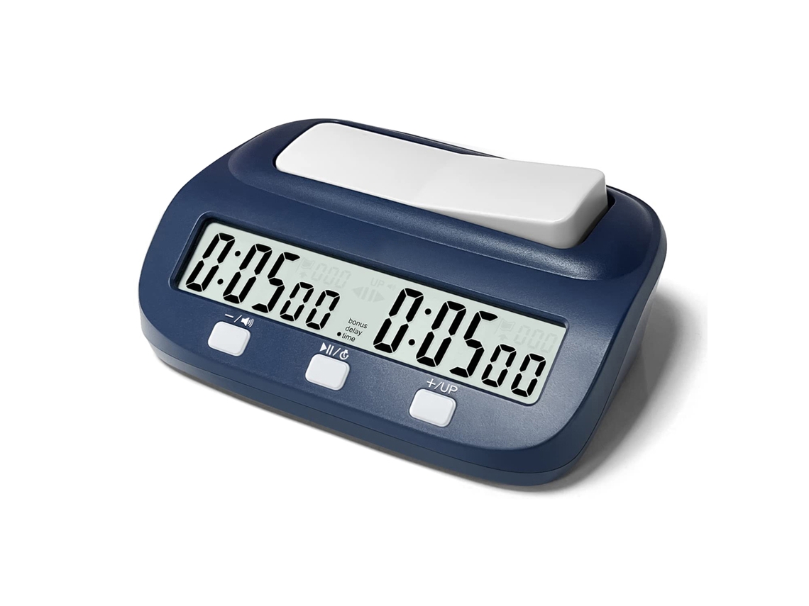 Reloj Digital Profesional Para Ajedrez Con Bonificación Y Retardo Para Juegos De Mesa De 2 Jugadores.