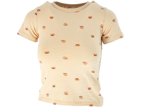 Camiseta de Niños PUMA Tiny Aop Crew Beige (shoes//eu/104 cm)