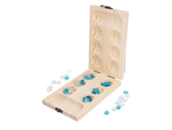 Juego De Mancala De Madera Para Niños Y Padres: Entrenamiento Del Pensamiento Lógico - Juguete Interactivo