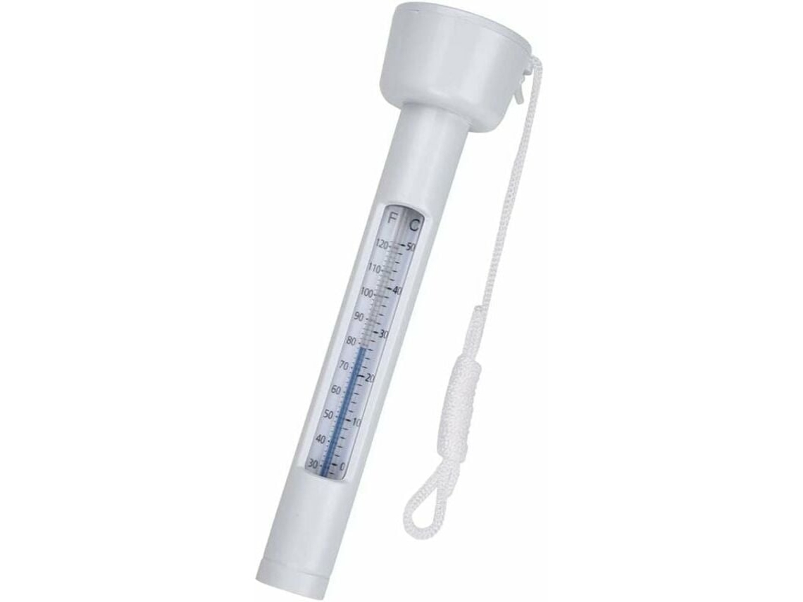 Termómetro de piscina para diversas masas de agua, indicador de temperatura del agua con pantalla en grados Fahrenheit y resistencia al agua de fácil lectura.
