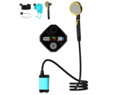 Bomba De Ducha Eléctrica Portátil Recargable Para Camping Con Pantalla Digital Inteligente
