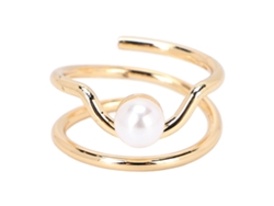 Anillos De Nudillos Con Perla De Cobre Elegantes Y Sencillos Joyería De Puntas De Dedos Para Mujeres Niñas3052 Oro