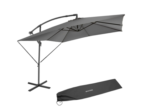 Parasol Apolo con manivela 2,5 x 2,5 m TECTAKE