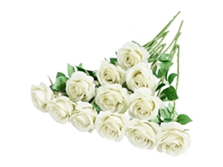 Rosas artificiales de seda con tallo largo para decoración del hogar, baby shower, boda, centro de mesa